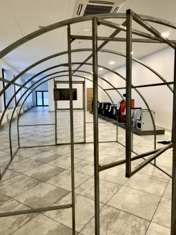 Теплица "Дачница Оптима" длина 6 метров с поликарбонатом Адонис